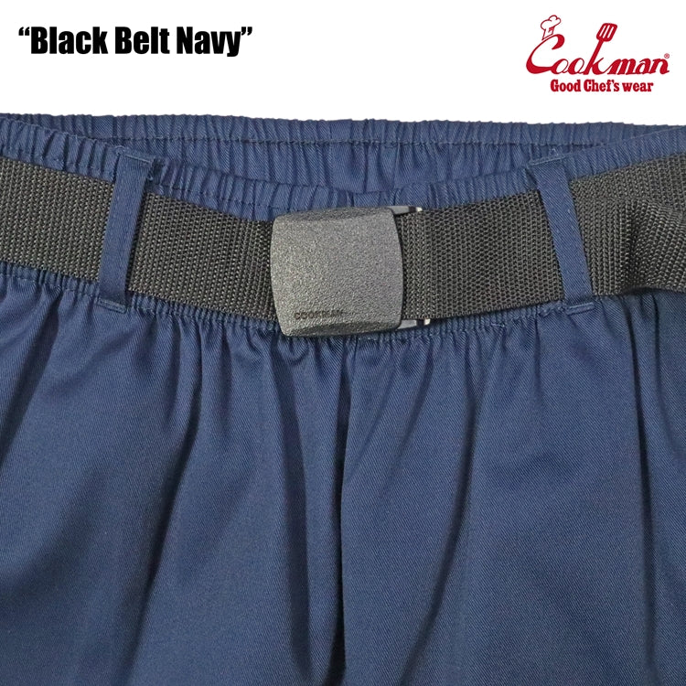 Cookman Chef Short Pants - Black Belt : Navy