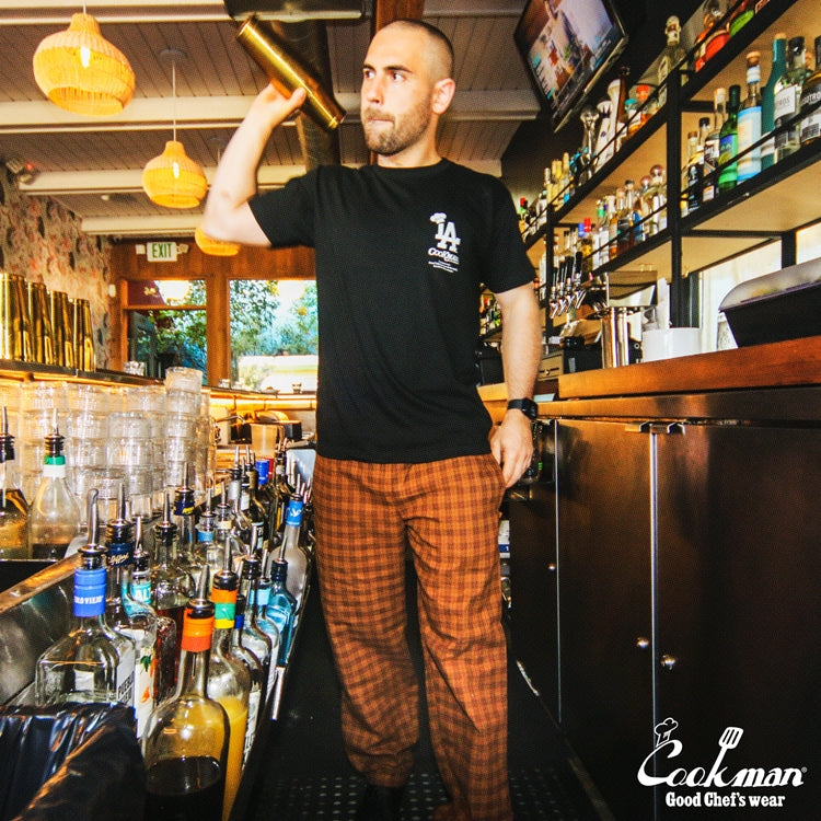 Cookman Chef Pants Semiwide -  Light Tweed : Scottish Tartan Brown