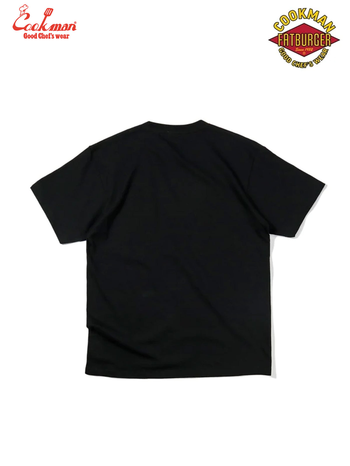 Embroidery Tees - FAT BURGER Logo : Black