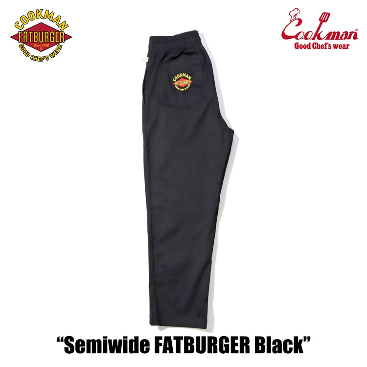 Cookman Chef Pants Semiwide : FATBURGER Black