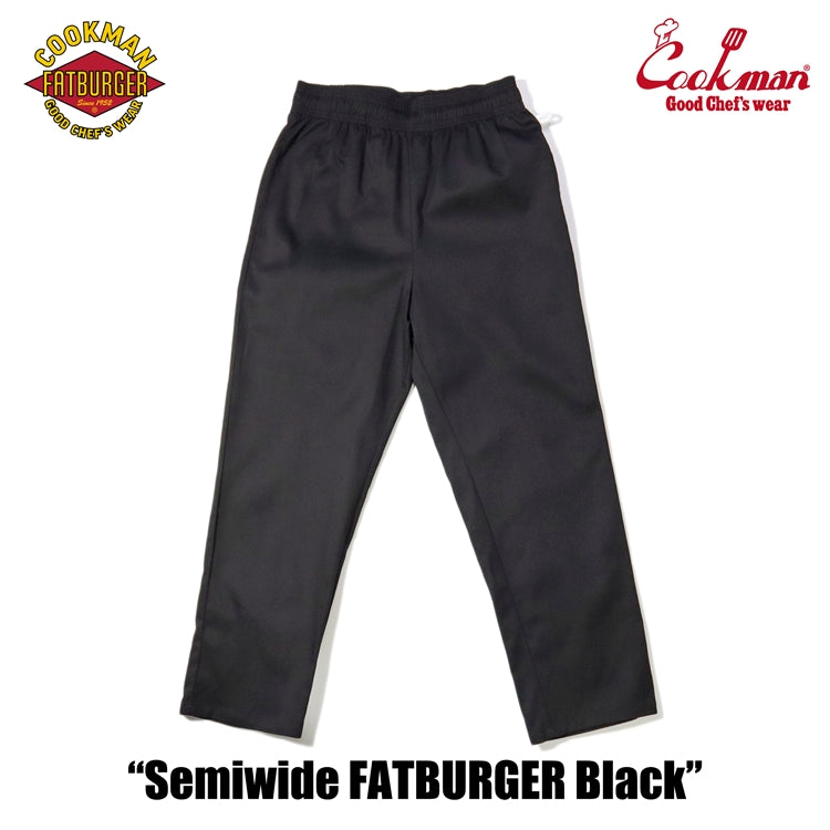 Cookman Chef Pants Semiwide : FATBURGER Black