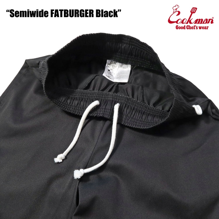 Cookman Chef Pants Semiwide : FATBURGER Black