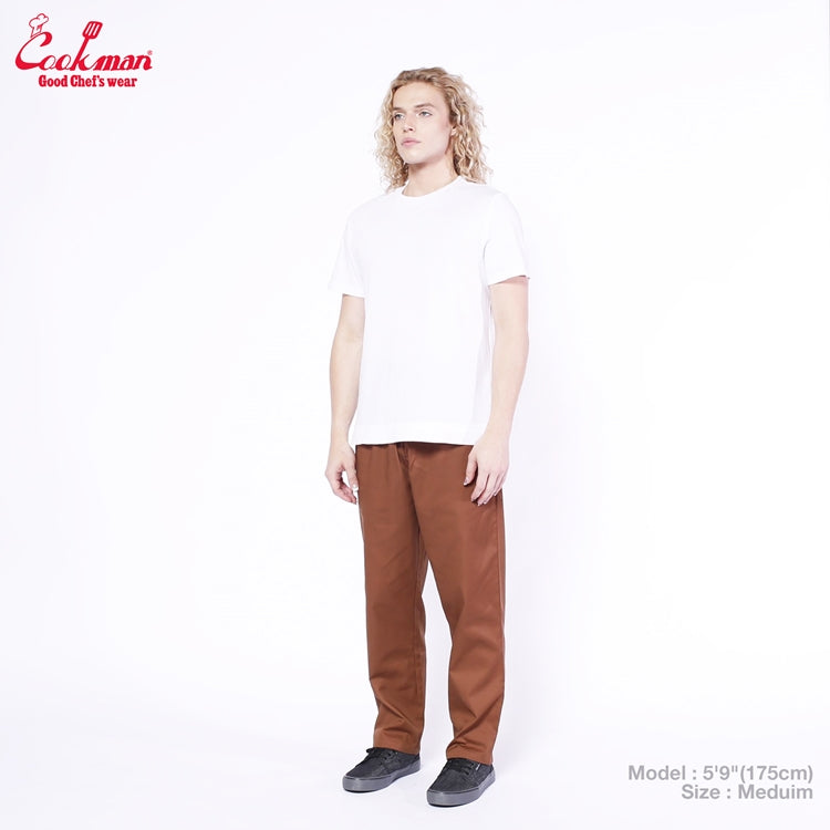 Cookman Chef Pants Semiwide : FATBURGER Chocolate