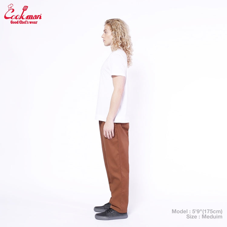Cookman Chef Pants Semiwide : FATBURGER Chocolate
