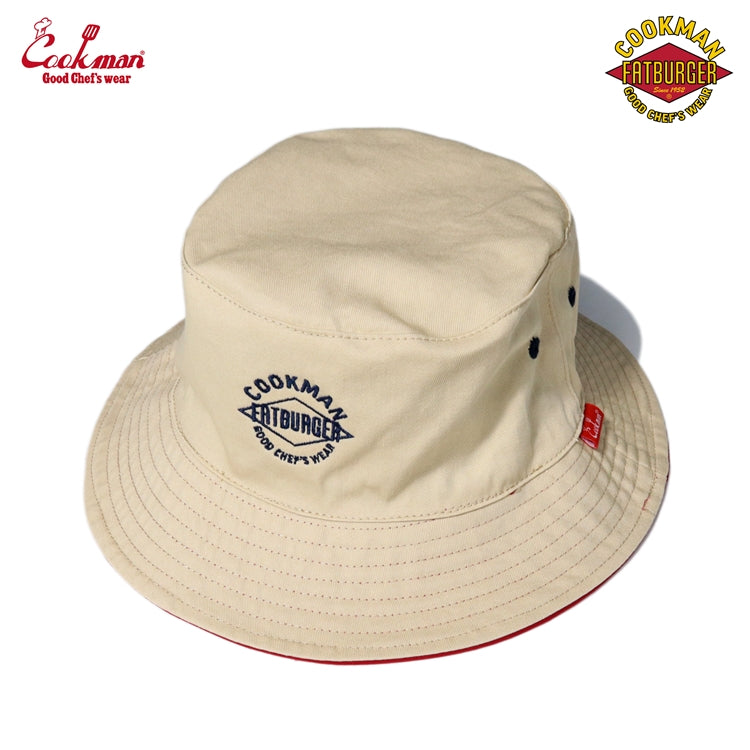 Cookman Reversible Bucket Hat - FAT BURGER