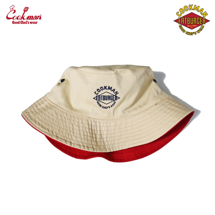 Cookman Reversible Bucket Hat - FAT BURGER