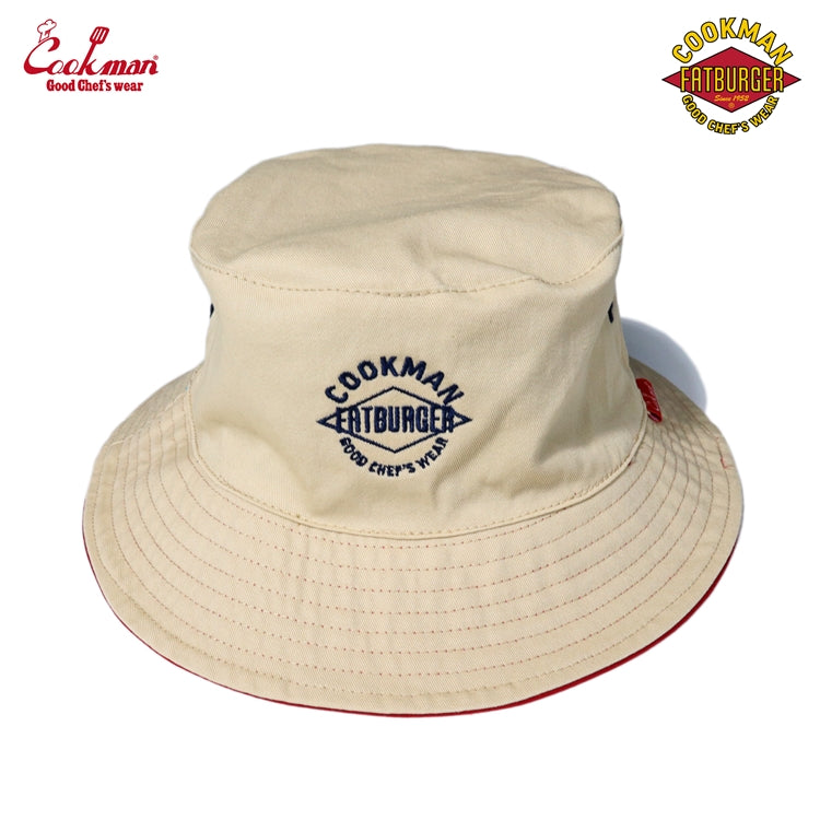 Cookman Reversible Bucket Hat - FAT BURGER