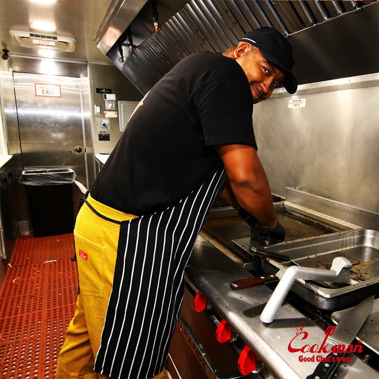 Cookman Chef Pants Semiwide- Corduroy : FAT Yellow