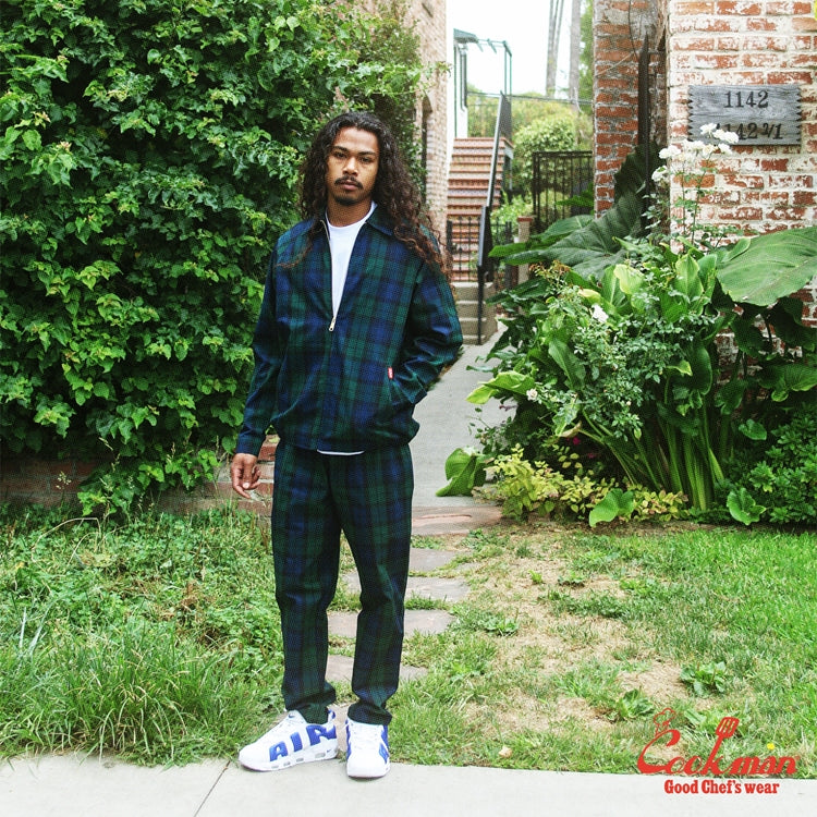 Cookman Delivery Jacket - Woven Black Watch Plaid