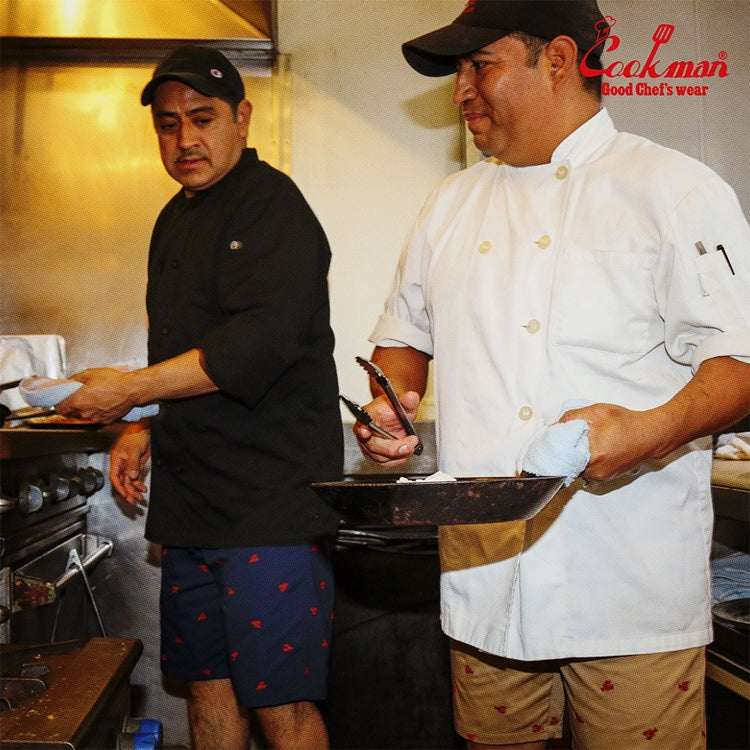 Cookman Chef Short Pants Embroidery - Lobster : Navy