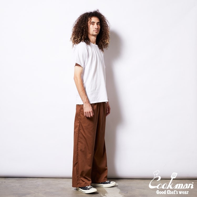 Cookman Wide Chef Pants - Chocolate