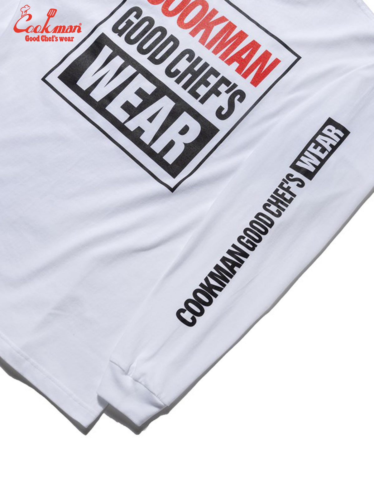 Long Sleeve Tees - Vision Logo : White