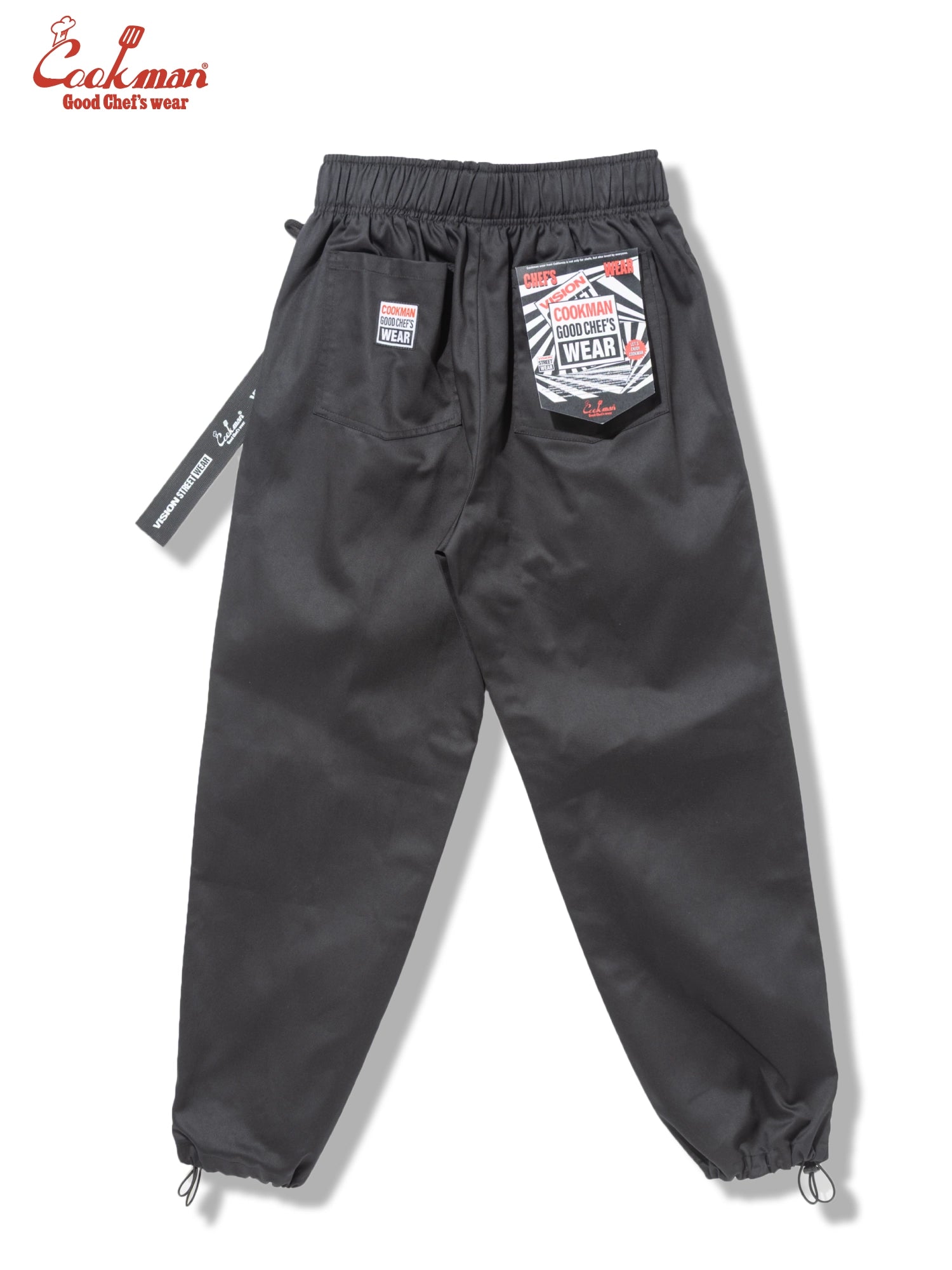 Chef Pants Semiwide Black Belt - Vision : Black