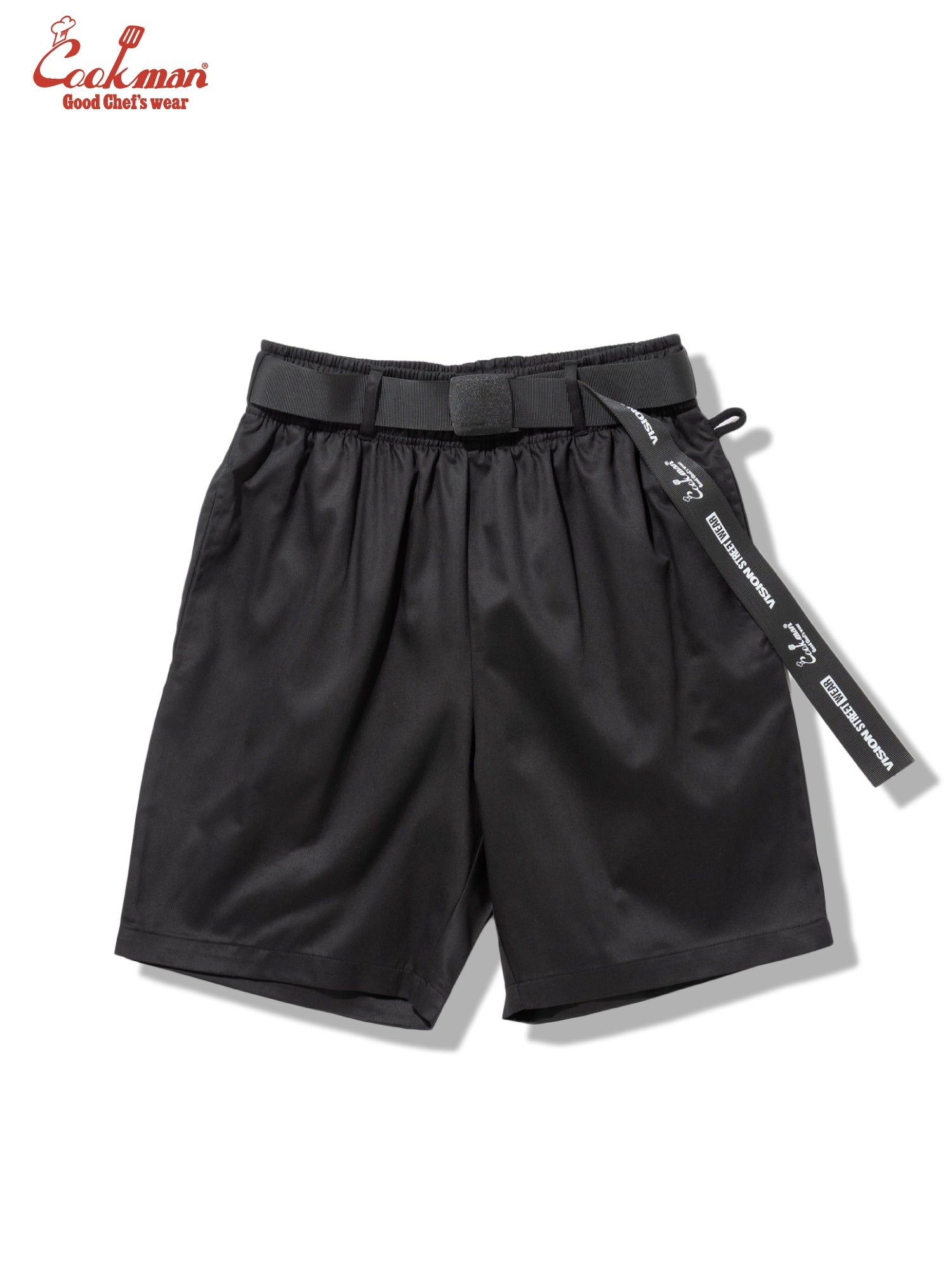 Chef Pants Short Black Belt - Vision : Black