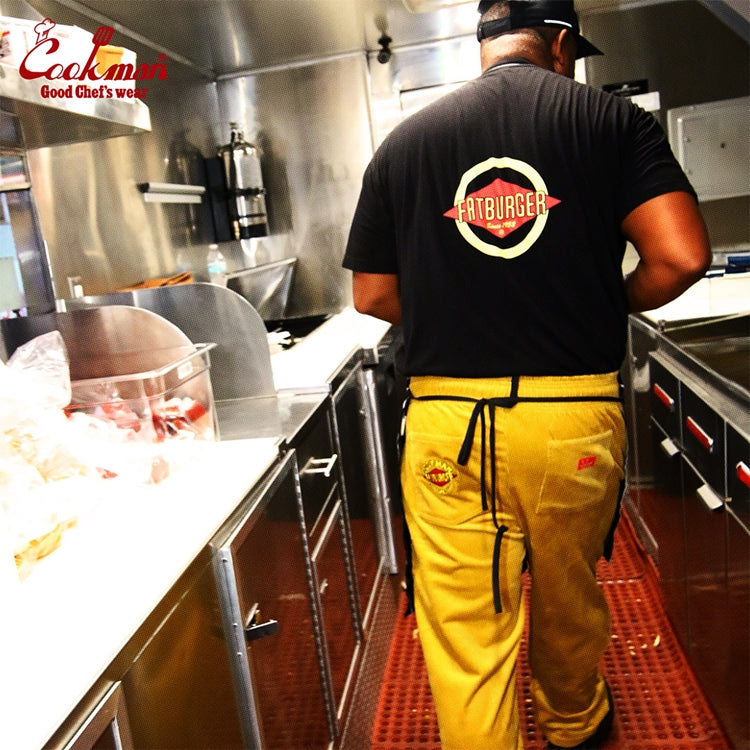Cookman Chef Pants Semiwide- Corduroy : FAT Yellow