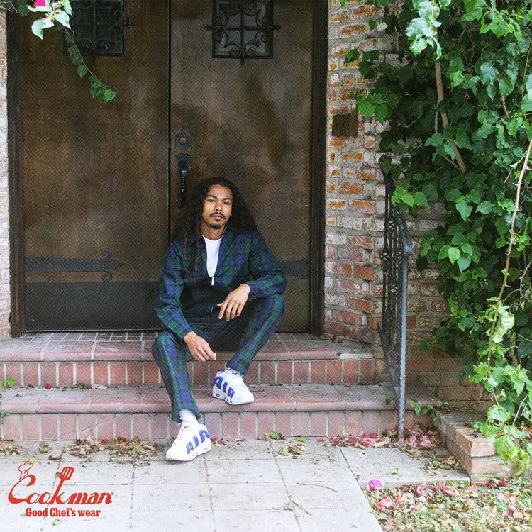 Cookman Delivery Jacket - Woven Black Watch Plaid