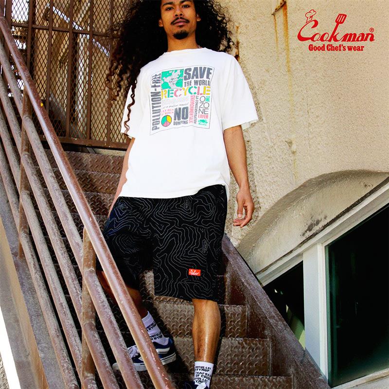 Cookman Chef Short Pants Front Pocket - Big Bear : Black