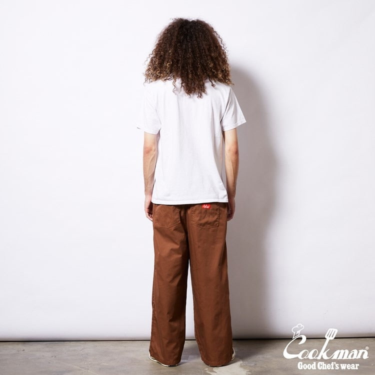 Cookman Wide Chef Pants - Chocolate