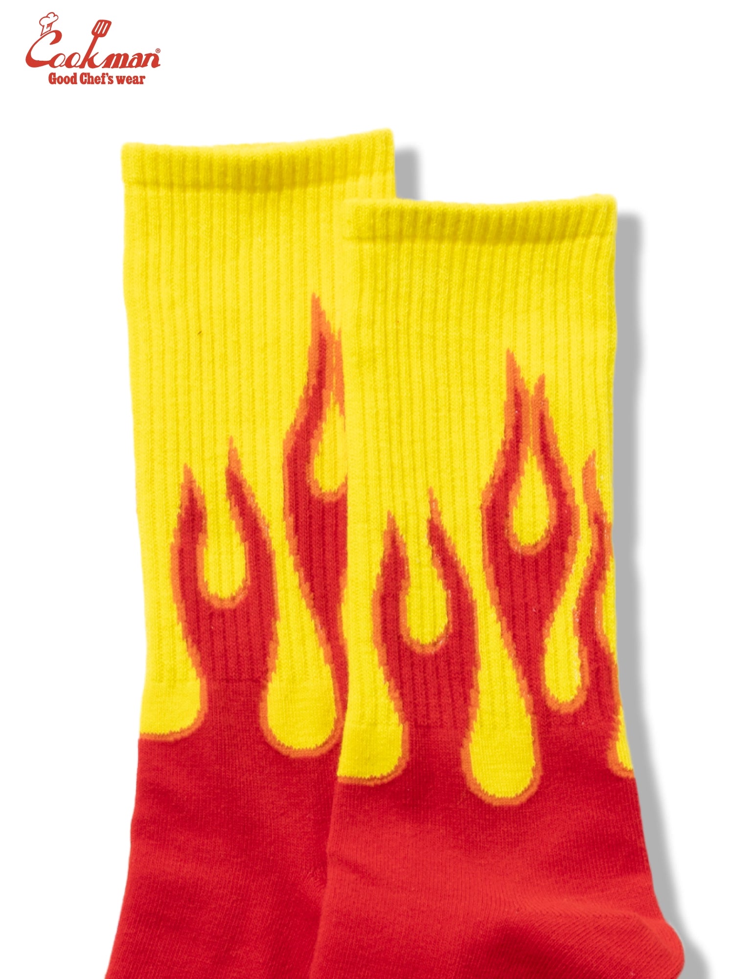 Rib Crew Socks - Wienerschnitzel : Flame