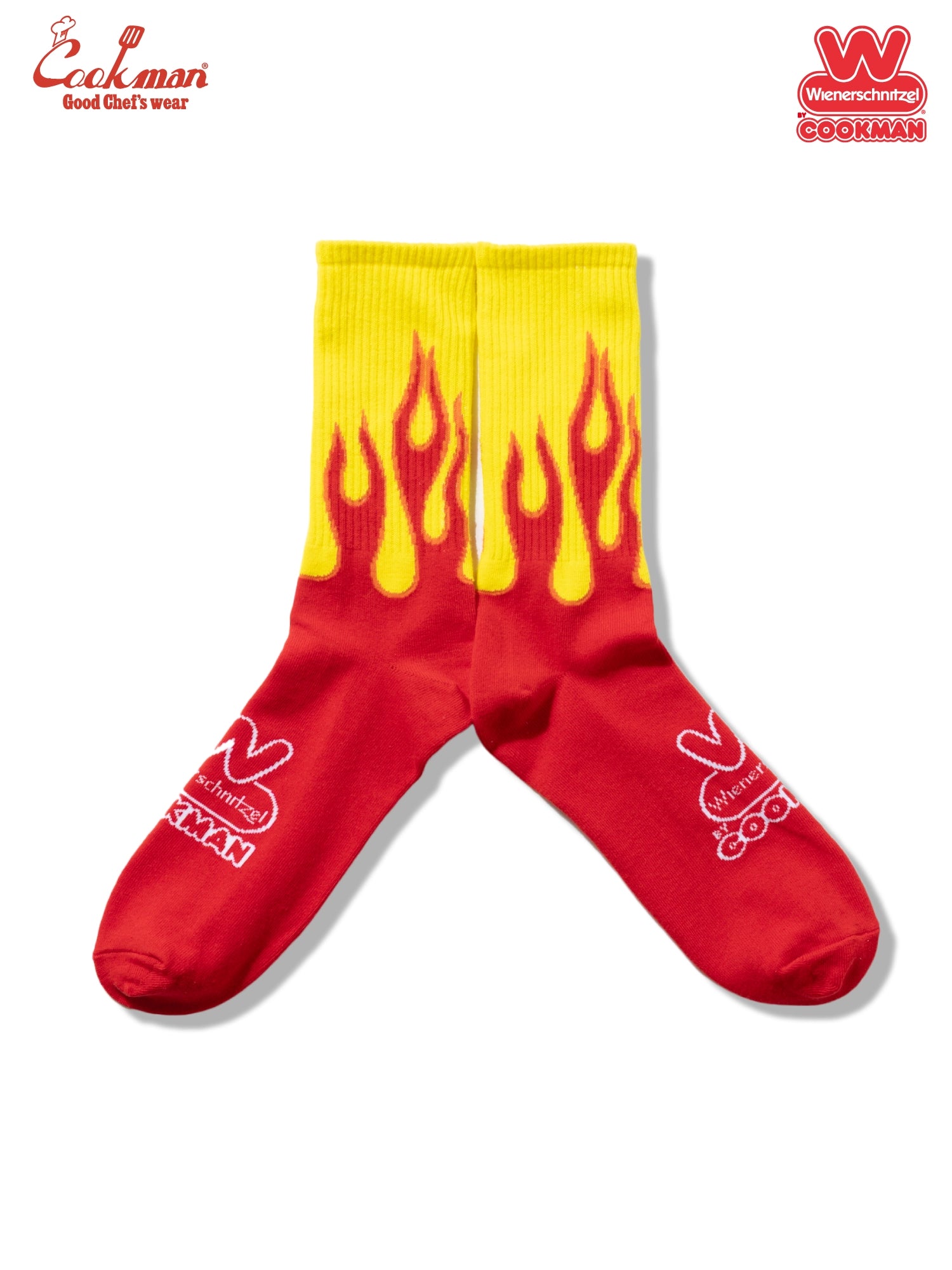 Rib Crew Socks - Wienerschnitzel : Flame