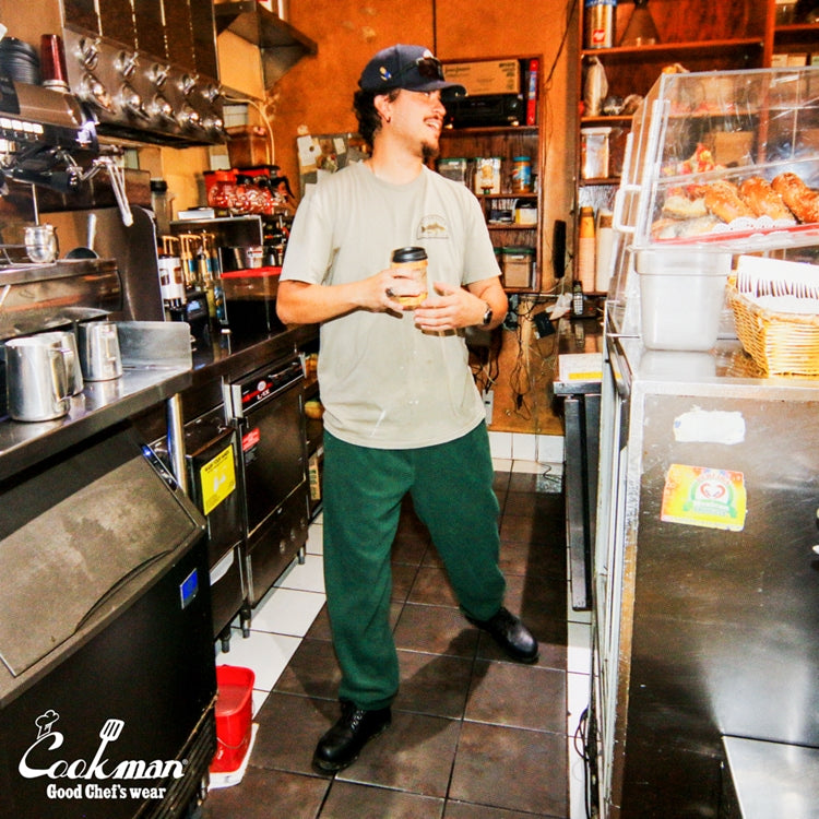 Cookman Chef Pants - Fleece : Dark Green