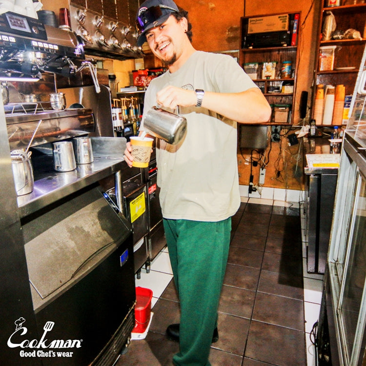 Cookman Chef Pants - Fleece : Dark Green