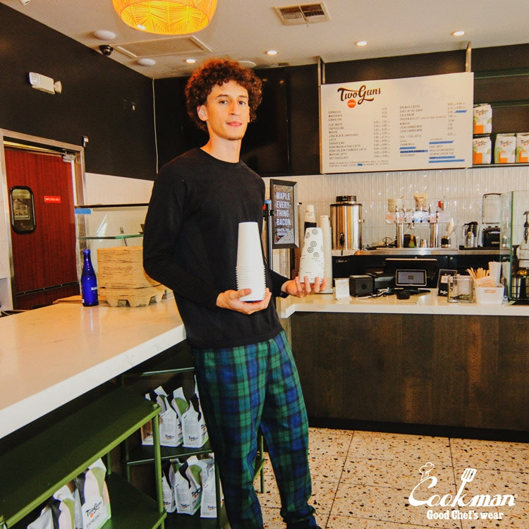 Cookman Chef Pants - Woven Black Watch Plaid