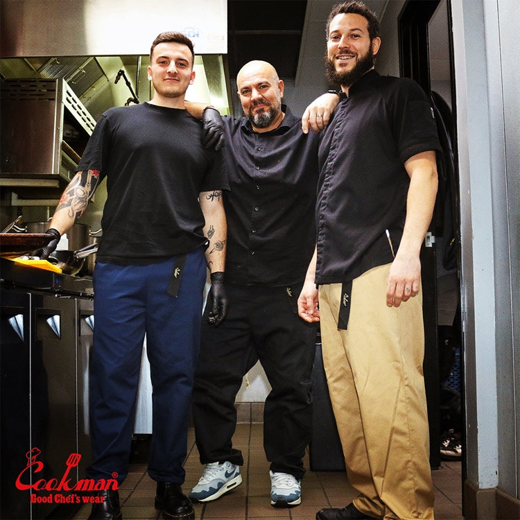 Cookman Chef Pants Semiwide - Black Belt : Navy