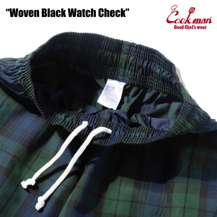 Cookman Chef Pants - Woven Black Watch Plaid