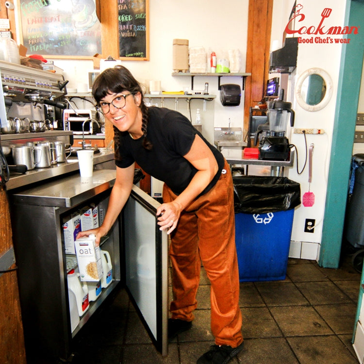 Cookman Waiter's Pants (stretch) - Corduroy : Brown