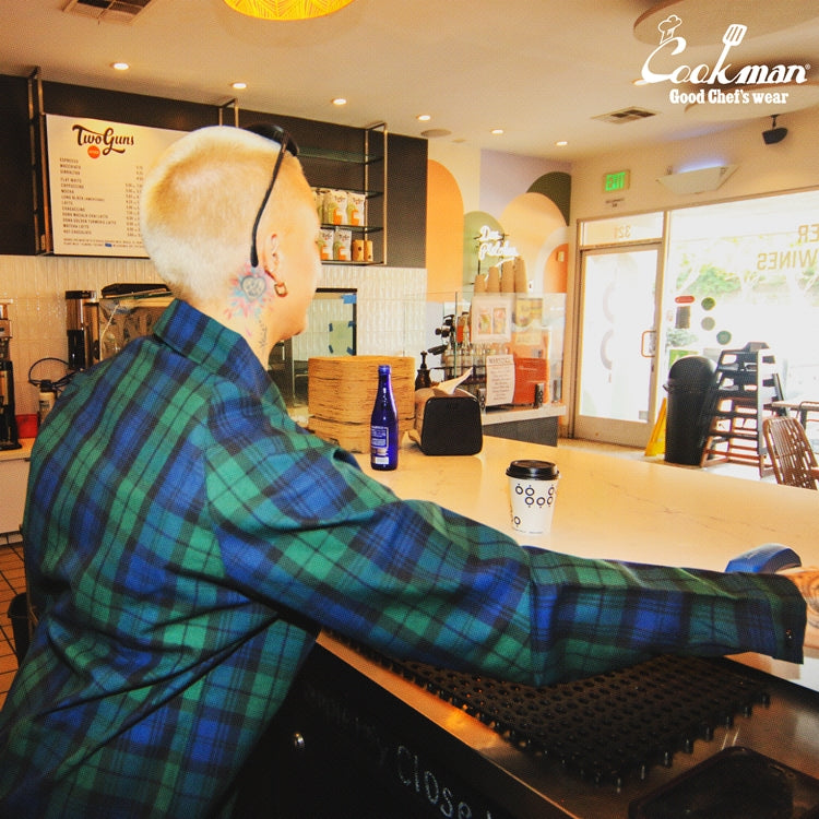 Cookman Delivery Jacket - Woven Black Watch Plaid