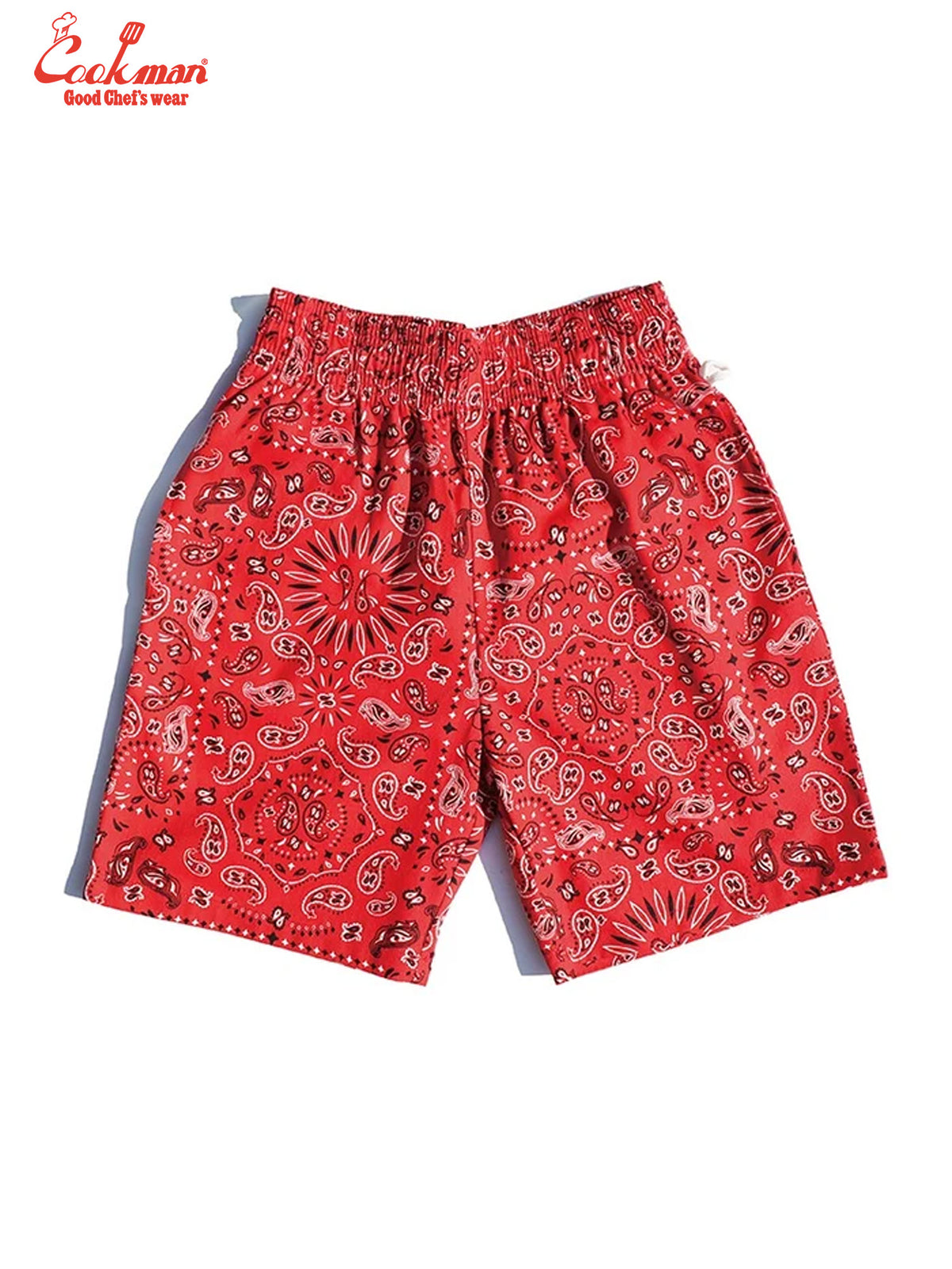 Chef Short Pants - Paisley : Red