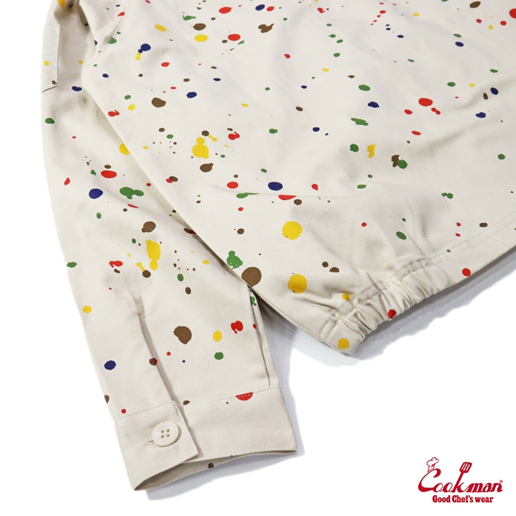 Cookman Delivery Jacket - Sauce Splash : Beige