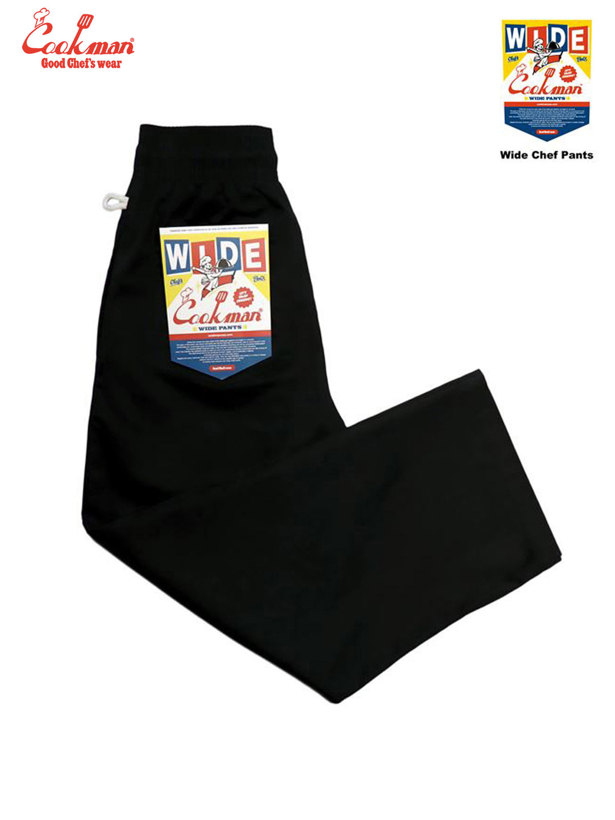 Wide Chef Pants - Black