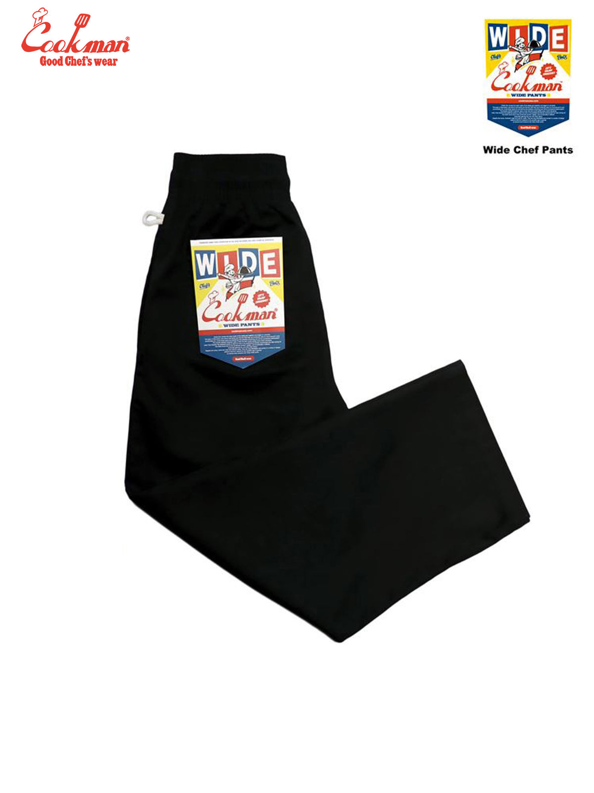 Wide Chef Pants - Black