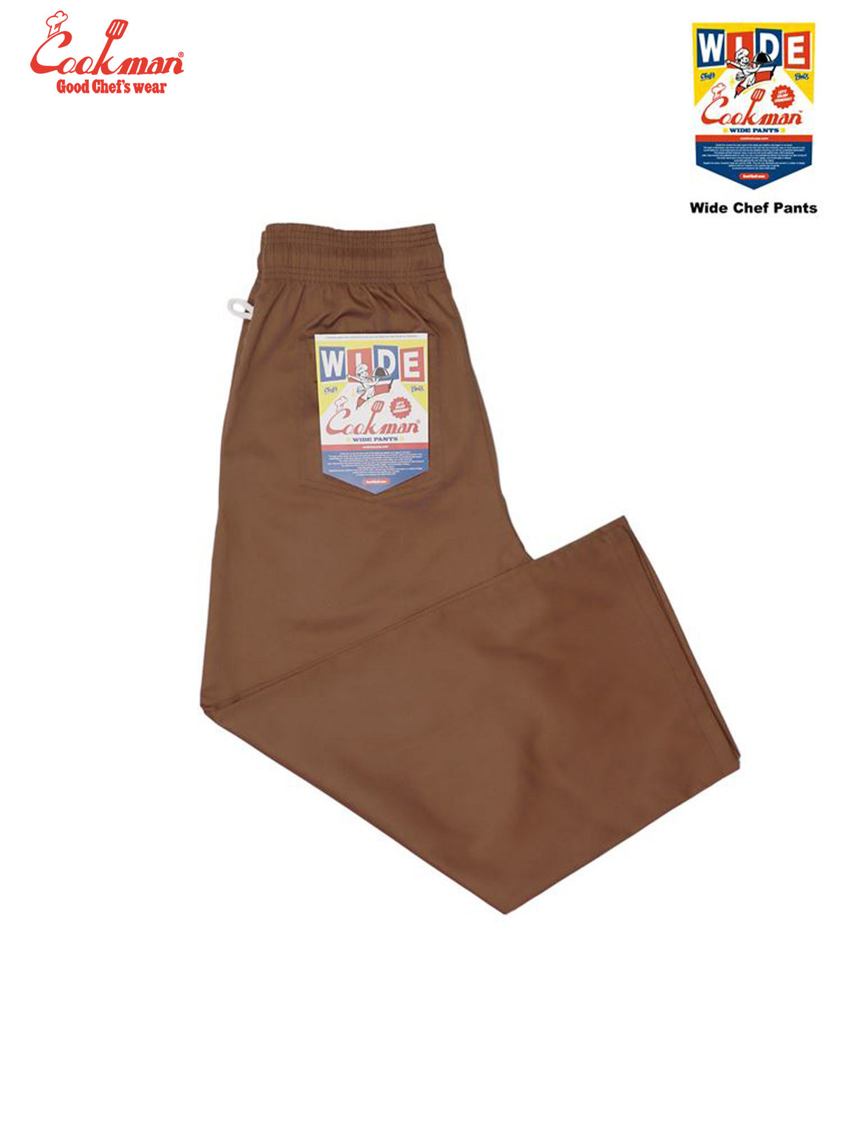 Wide Chef Pants - Chocolate