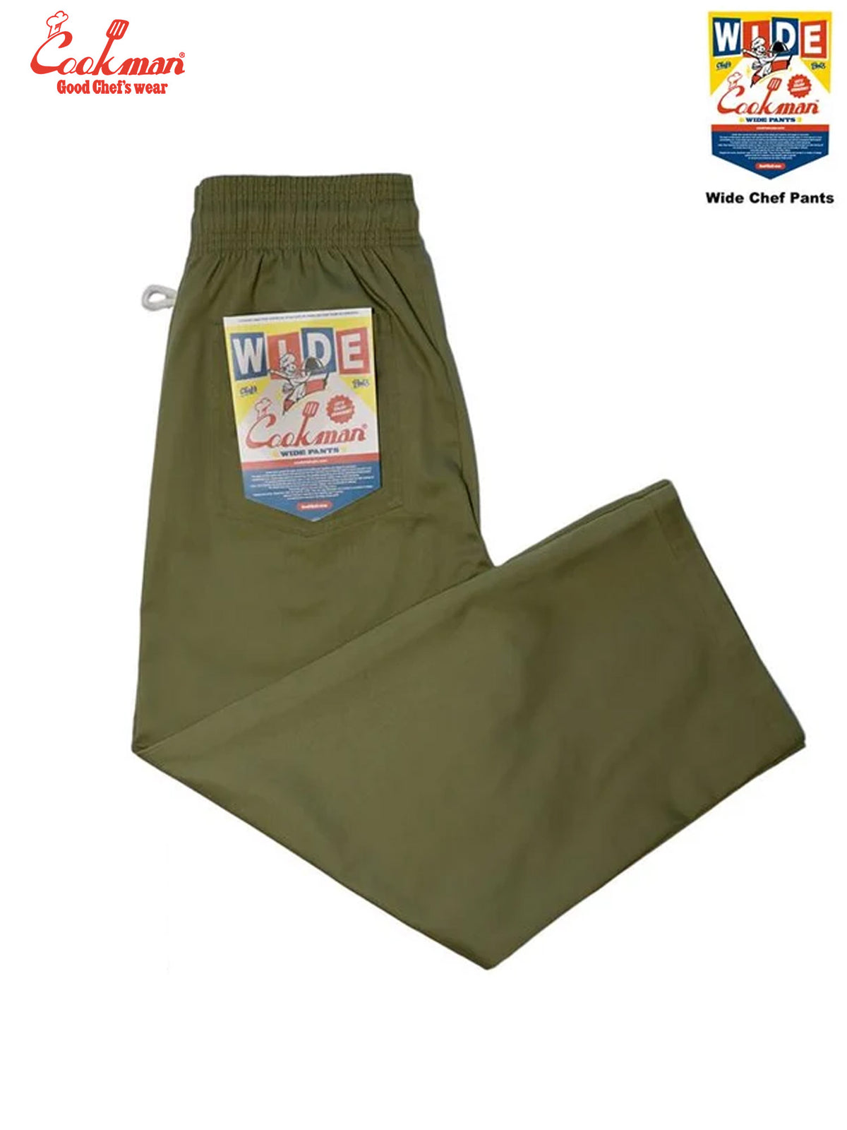 Wide Chef Pants - Olive