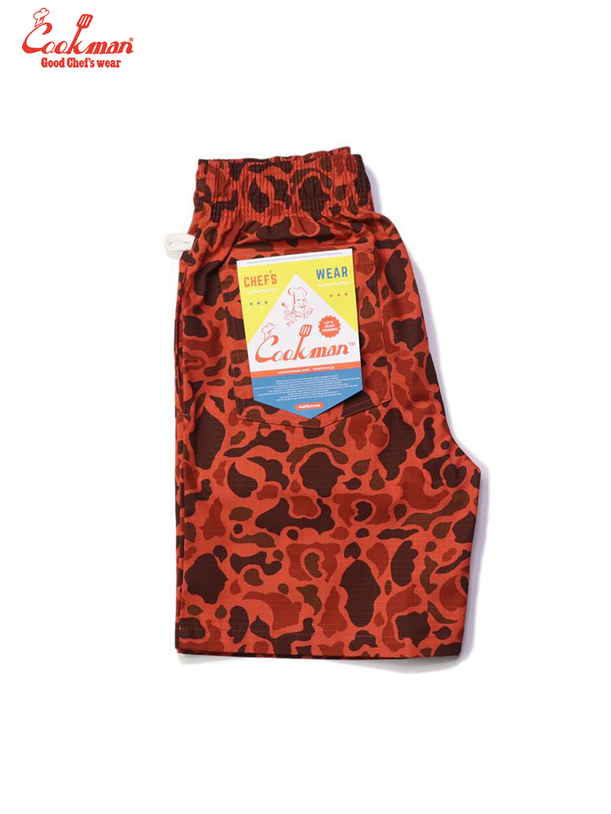 Chef Short Pants - Ripstop : Duck Hunter Camo Red