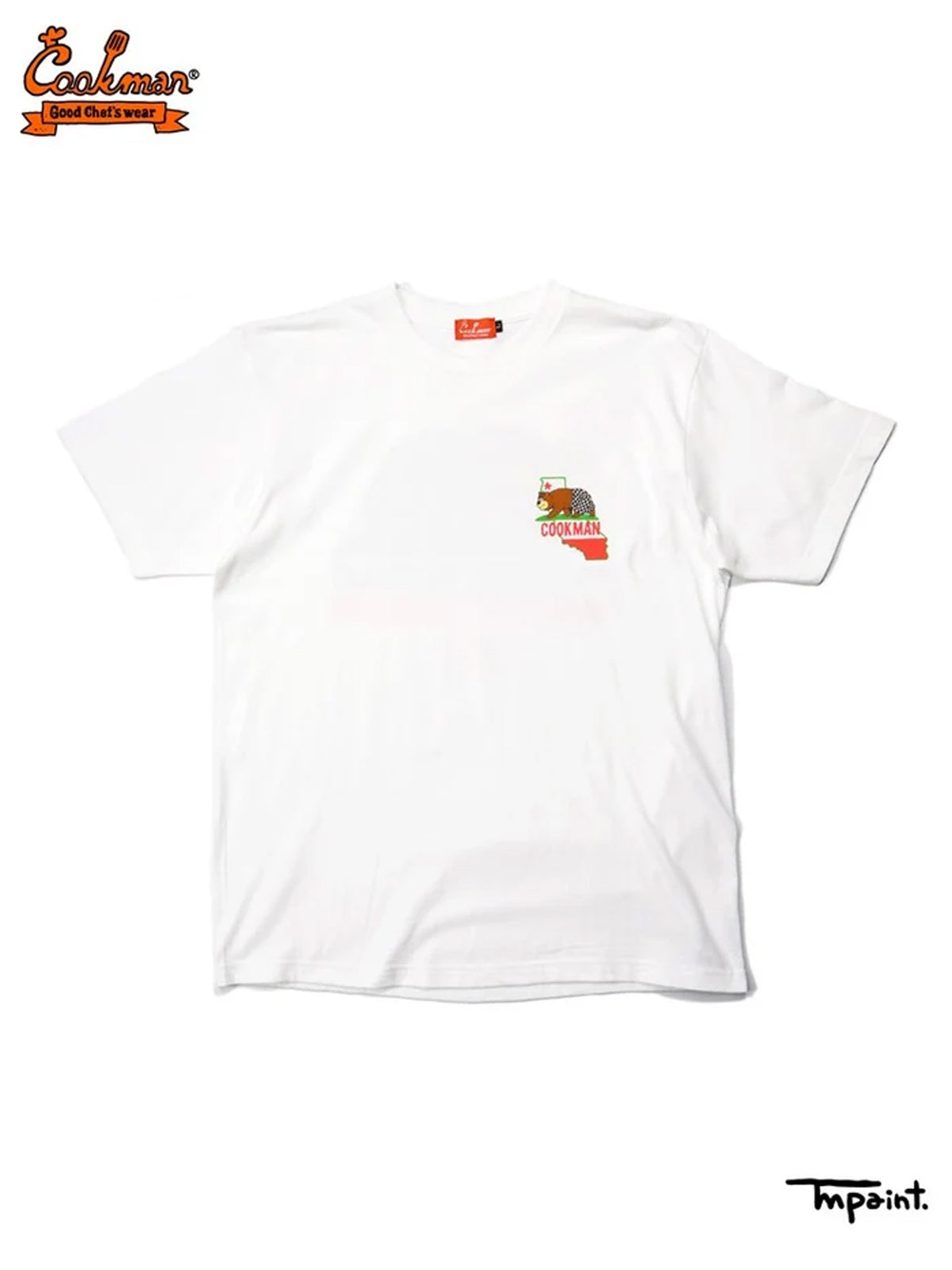 Tees - TM Paint California Bear : White
