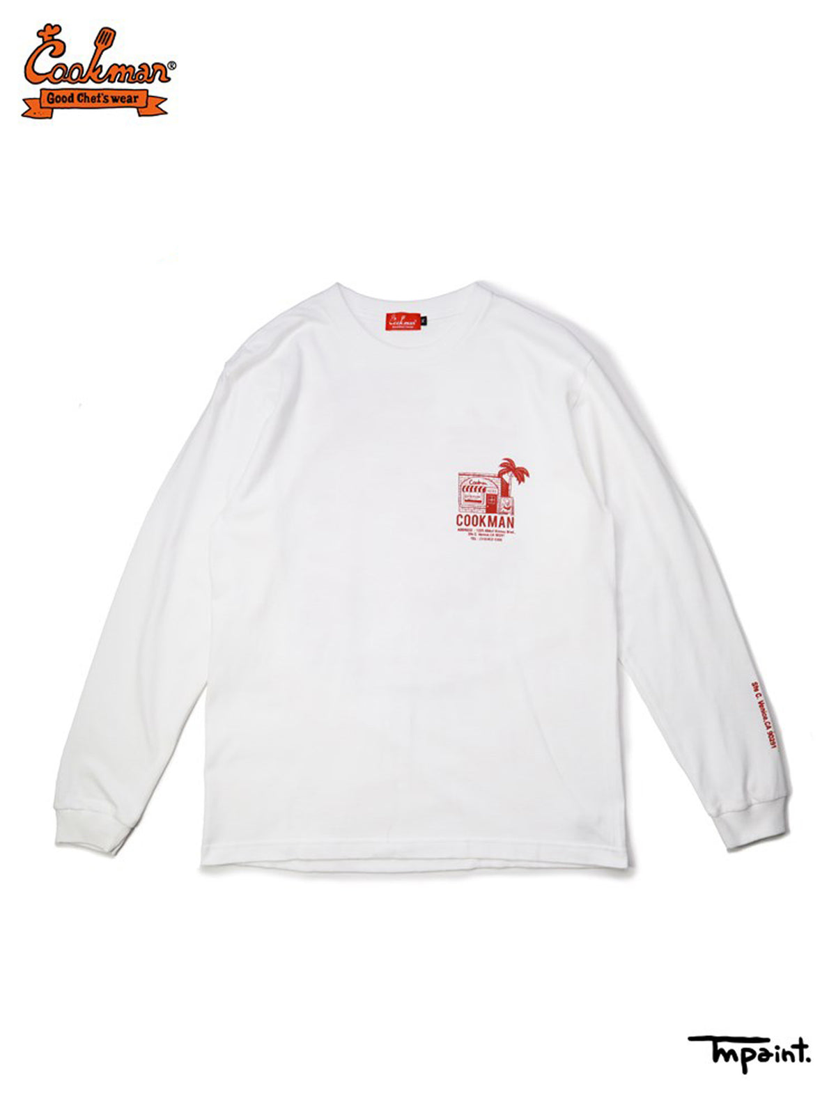 Long Sleeve Tees - TM Paint Abbot Kinney : White