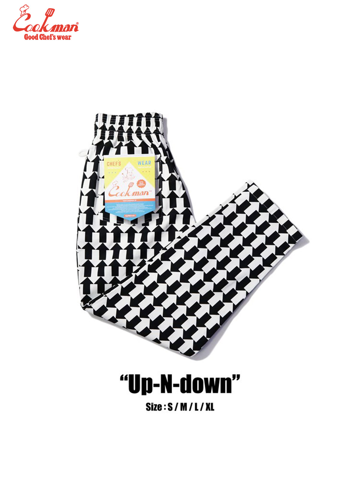 Chef Pants - Up-N-down : White