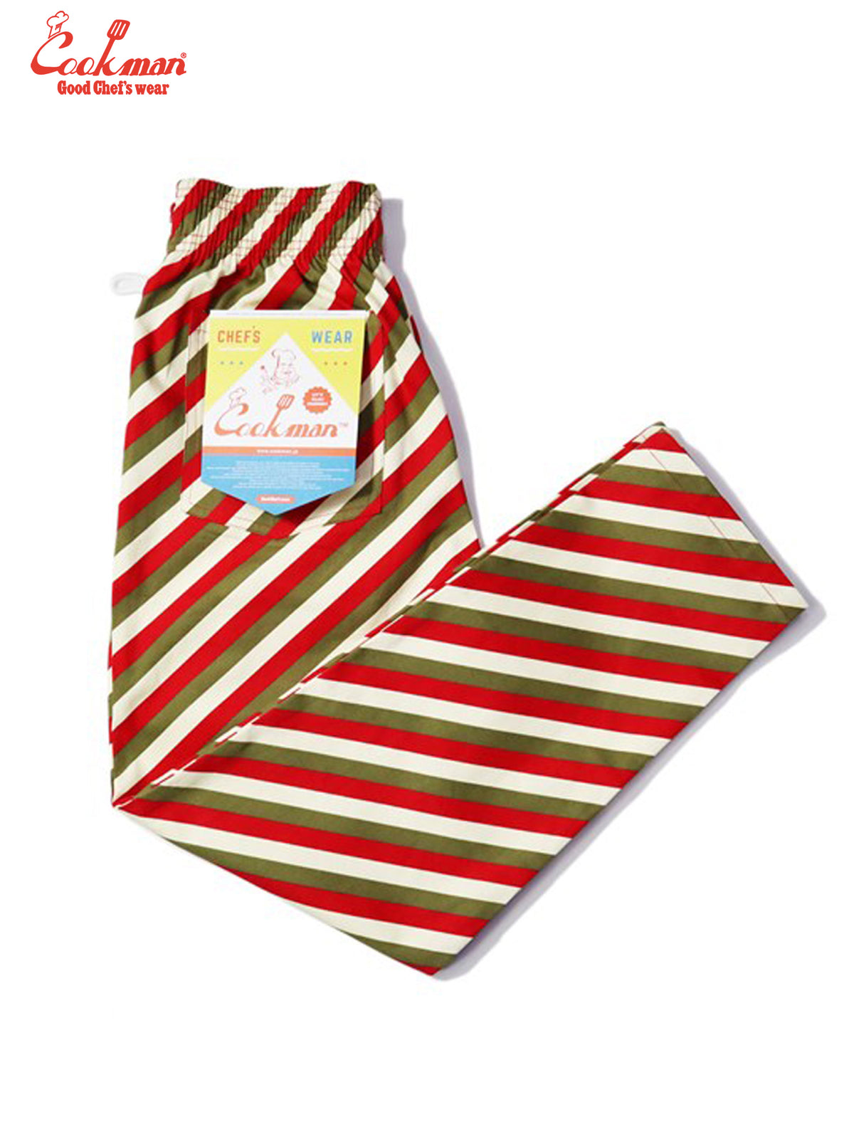 Chef Pants - Candy Stripe : Red