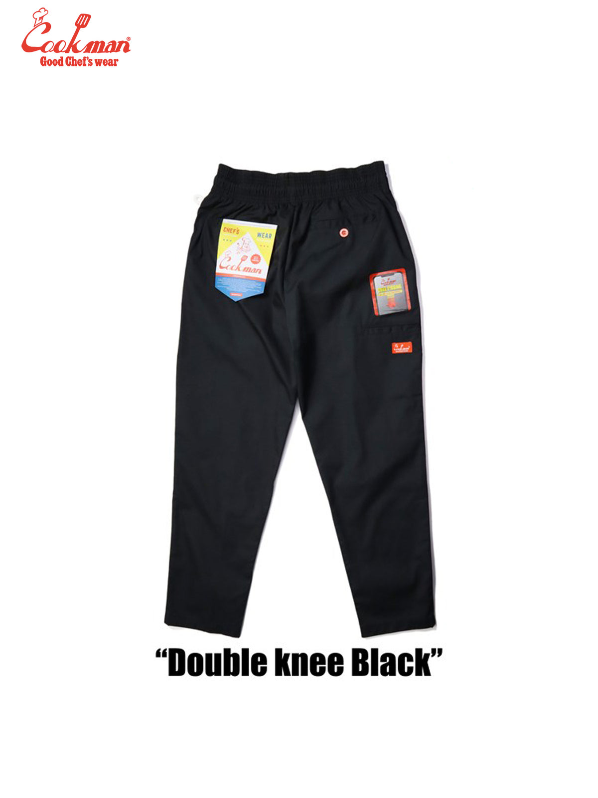 Chef Pants - Double Knee Ripstop : Black