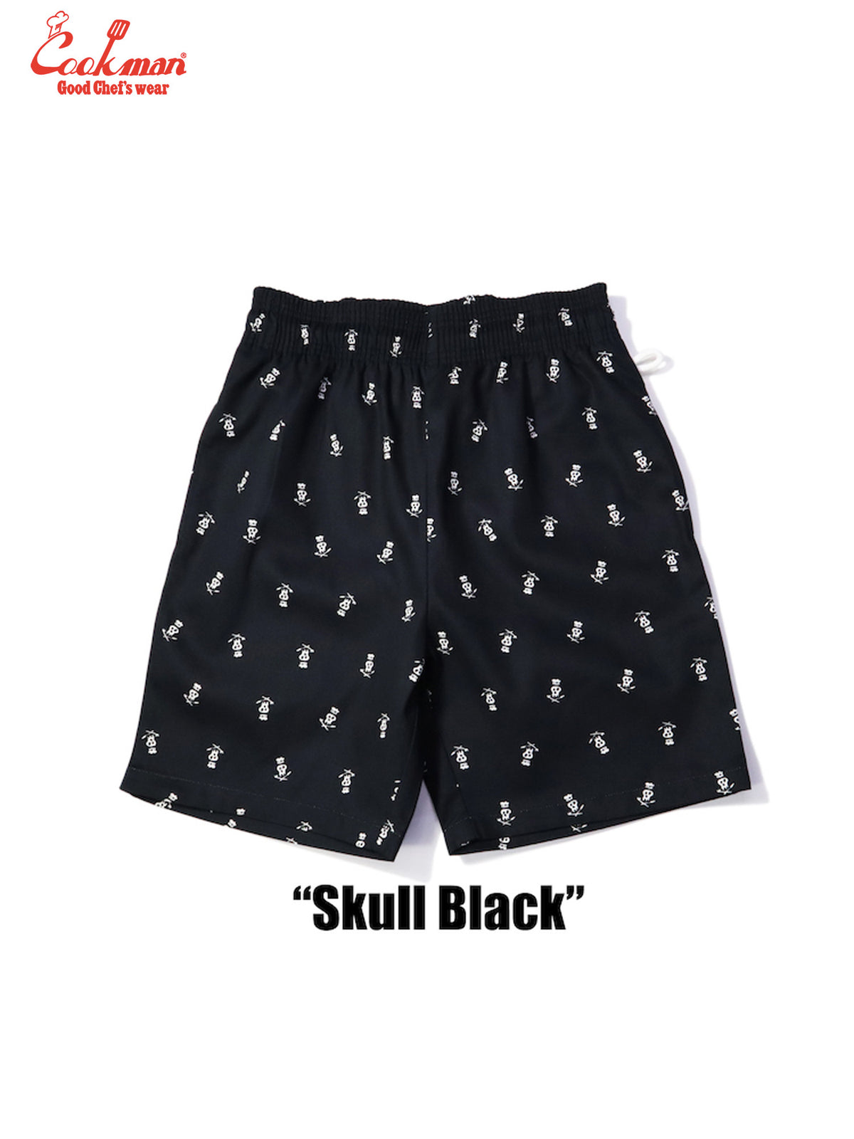 Chef Short Pants - Skull : Black