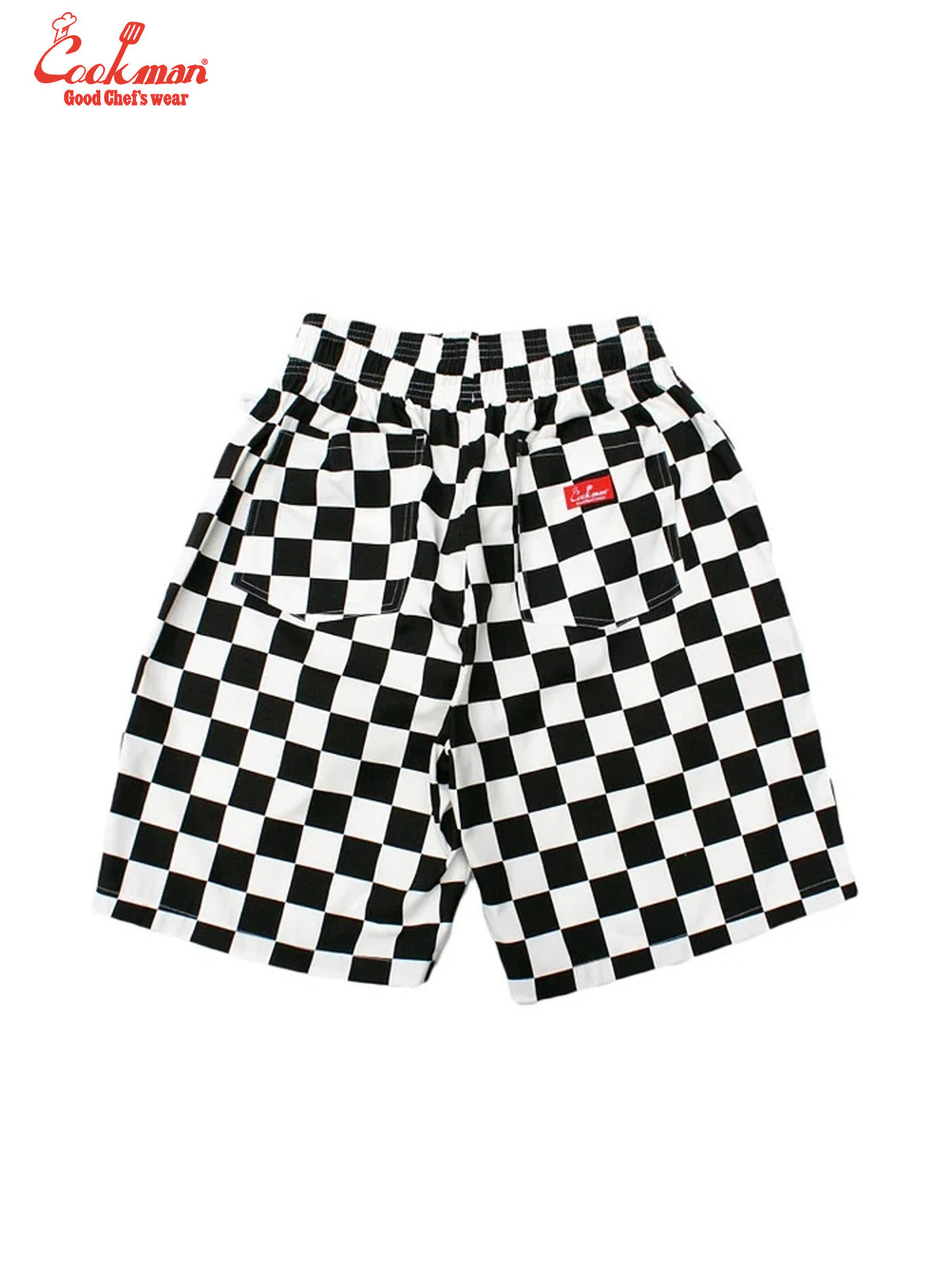 Chef Short Pants - Checker : Black