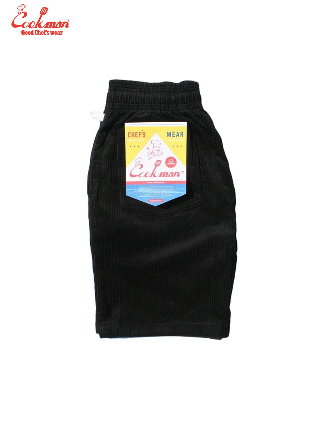 Chef Short Pants - Corduroy : Black