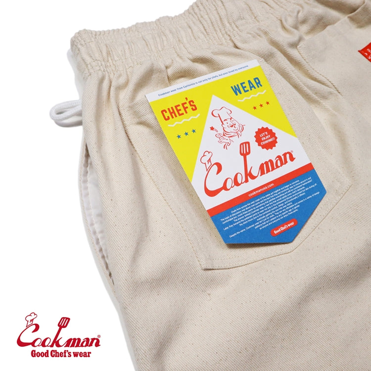 Cookman Chef Short Pants - Denim : Natural