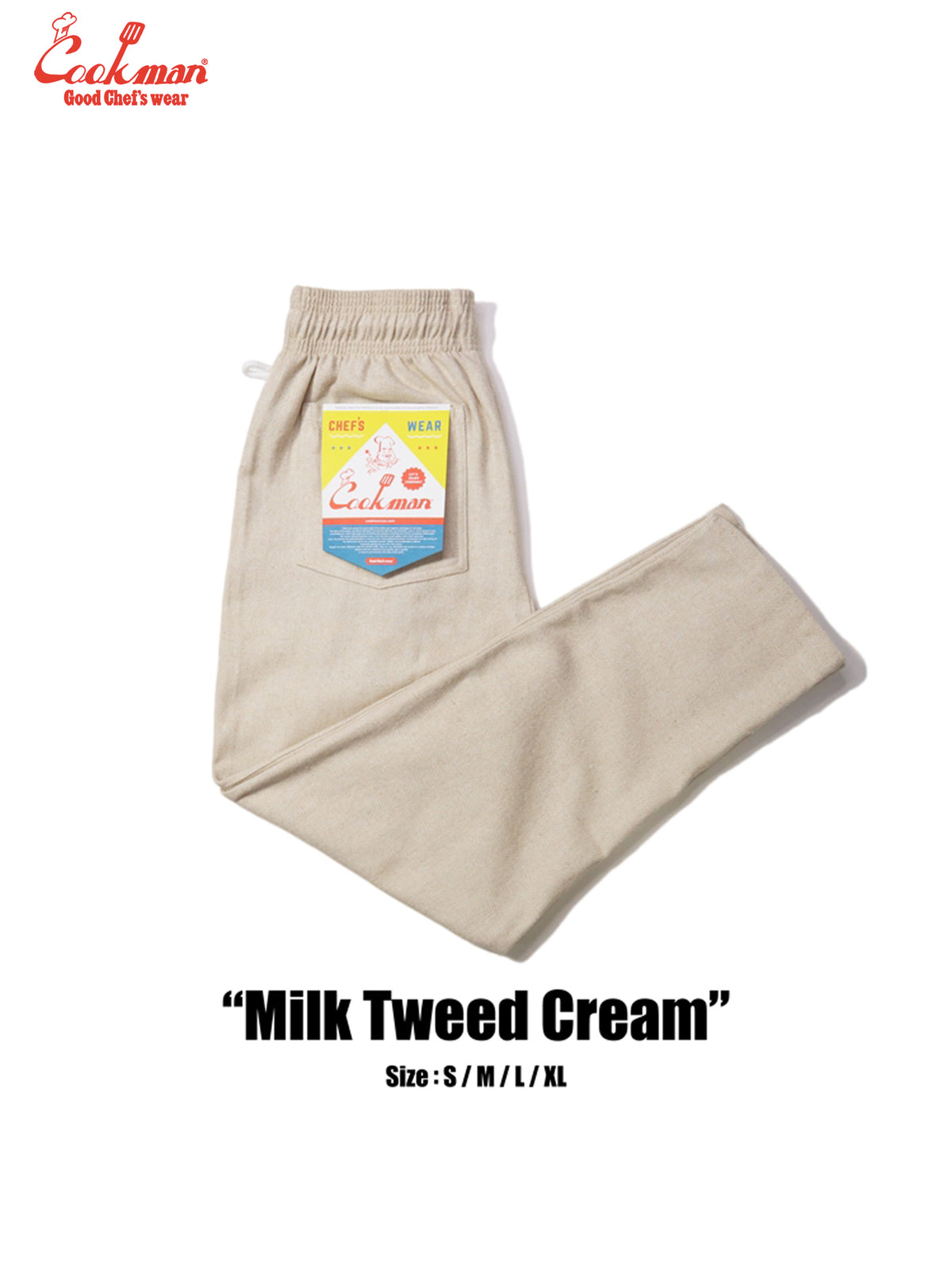 Chef Pants - Milk Tweed : Cream