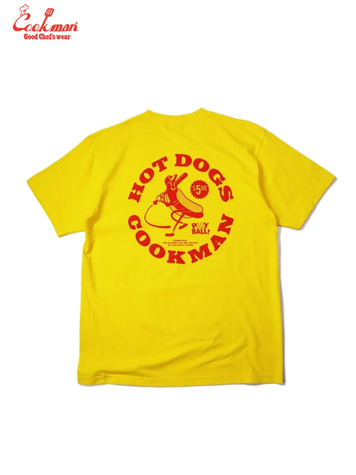 Tees - Hot Dog Hitter : Yellow