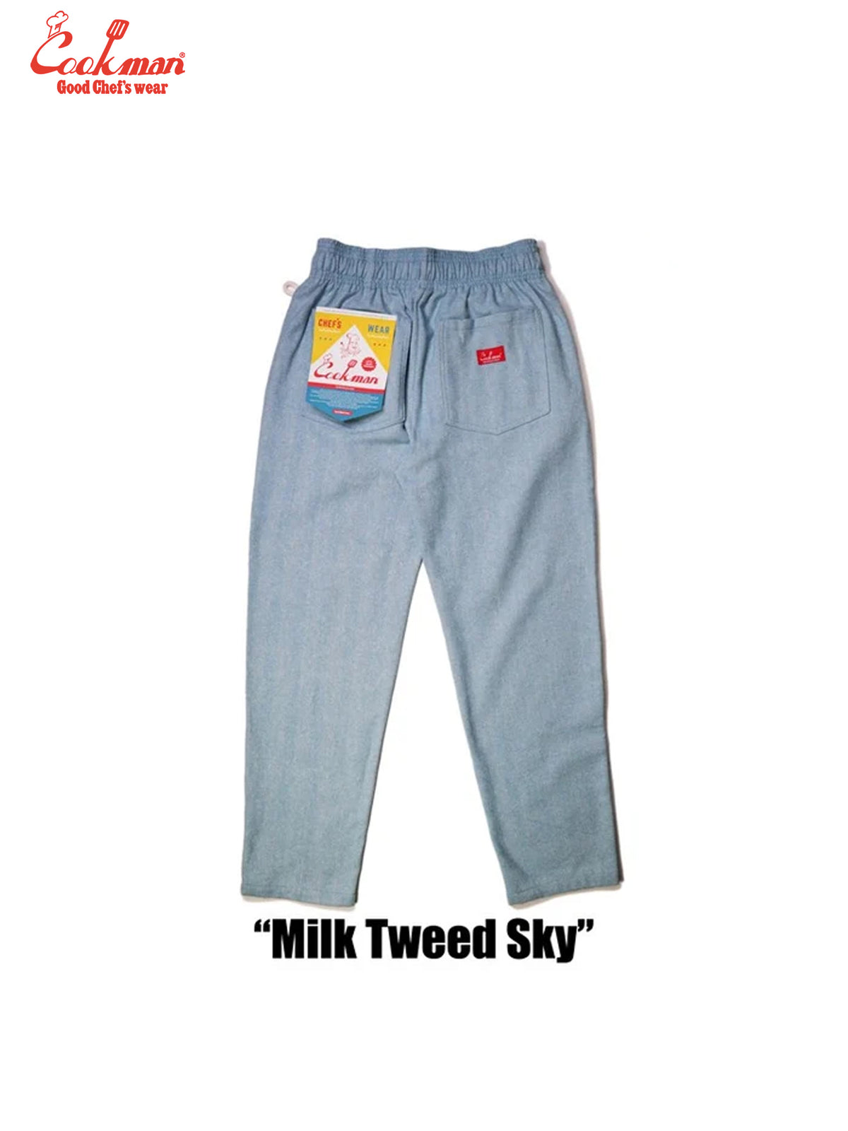 Chef Pants - Milk Tweed : Sky